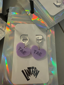 Acrylic Kpop earrings