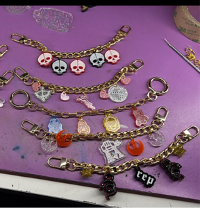 Droid bag charm chains