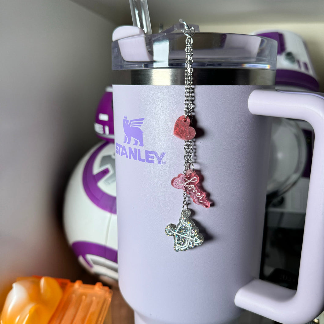 Straw charms for Stanley cup- Swiftie designs