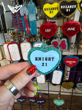 Hockey and Heated rivalry  themed bag charms