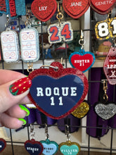 Hockey and Heated rivalry  themed bag charms