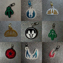 Galactic logo acrylic bag charms