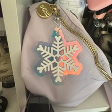 Snowflake bag charms