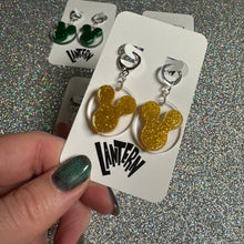 Balloon bag charm and earrings