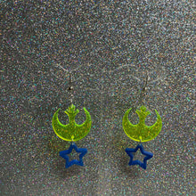 Rebel and Starbird mixed Acrylic earrings