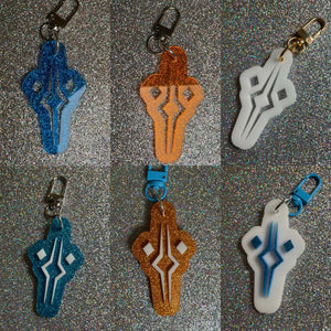 Fulcrum acrylic bag charm