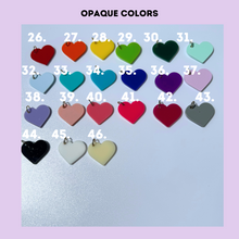 Custom Acrylic heart dog tag