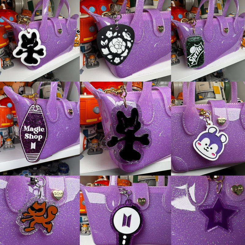 BTS Bag charms- Various styles! – Lantern Pins