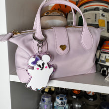 Pastel Minnie and Mickey ghost bag charms