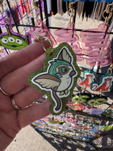 Space owl bag charm