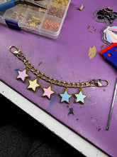 Star bag charm chain