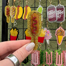 Food shaped bag charms