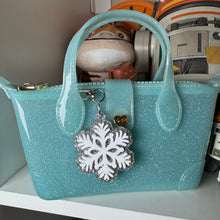 Snowflake bag charms