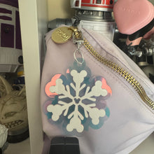 Snowflake bag charms