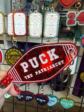 Hockey and Heated rivalry  themed bag charms