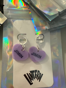 Acrylic Kpop earrings
