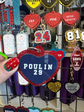 Hockey and Heated rivalry  themed bag charms