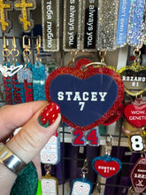 Hockey and Heated rivalry  themed bag charms