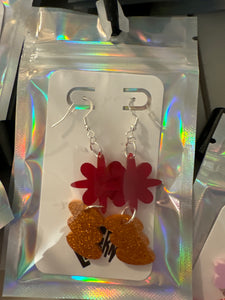 Acrylic Kpop earrings