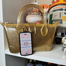 Hockey themed bag charms