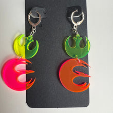 Rebel and Starbird mixed Acrylic earrings