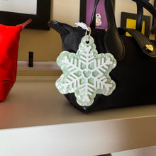Snowflake bag charms