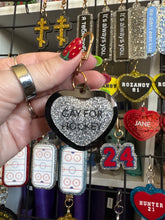 Hockey and Heated rivalry  themed bag charms