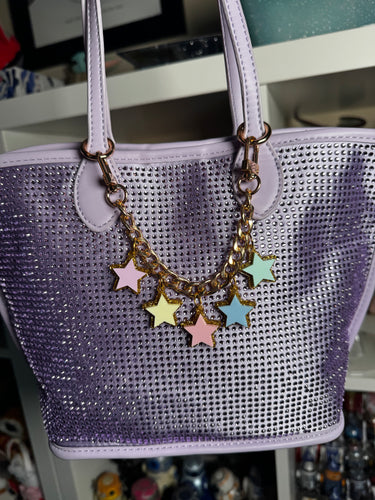 Star bag charm chain