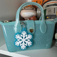Snowflake bag charms