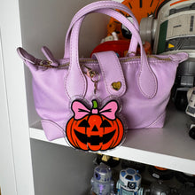 Jackolantern with Bow bag charm