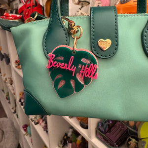 BHH monstera bag charm