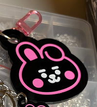 Kpop Character face acrylic bag charms