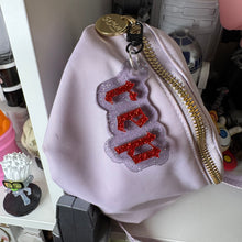 Rep Bag charms and earrings