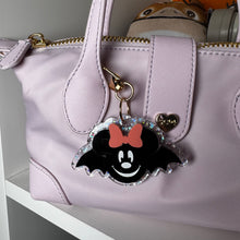 Pastel  Mickey and Minnie bat bag charms