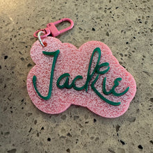 BHH nameplate bag charm