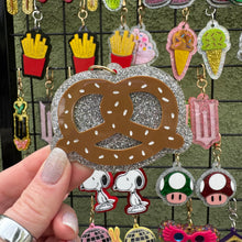 Food shaped bag charms