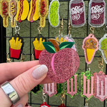 Food shaped bag charms