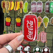 Food shaped bag charms