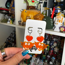 Bat Heart earrings