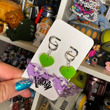 Bat Heart earrings