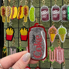 Food shaped bag charms