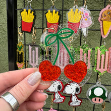 Food shaped bag charms