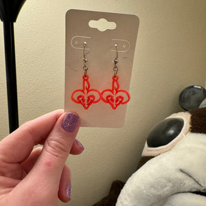 Naboo logo Acrylic space earrings