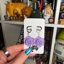 Jackolantern flower earrings