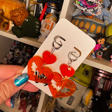 Bat Heart earrings