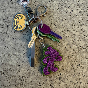 Running mouse bag charm