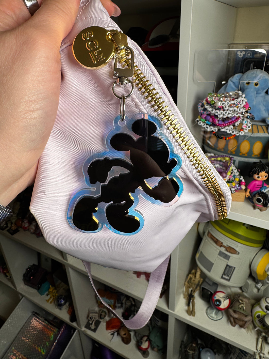Running mouse bag charm