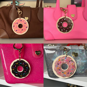Donut bag charms