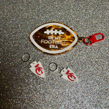Football era collection Bag charm and earrings