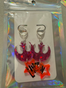 Friday drop earrings- All one off designs. STAR WARS DESIGNS